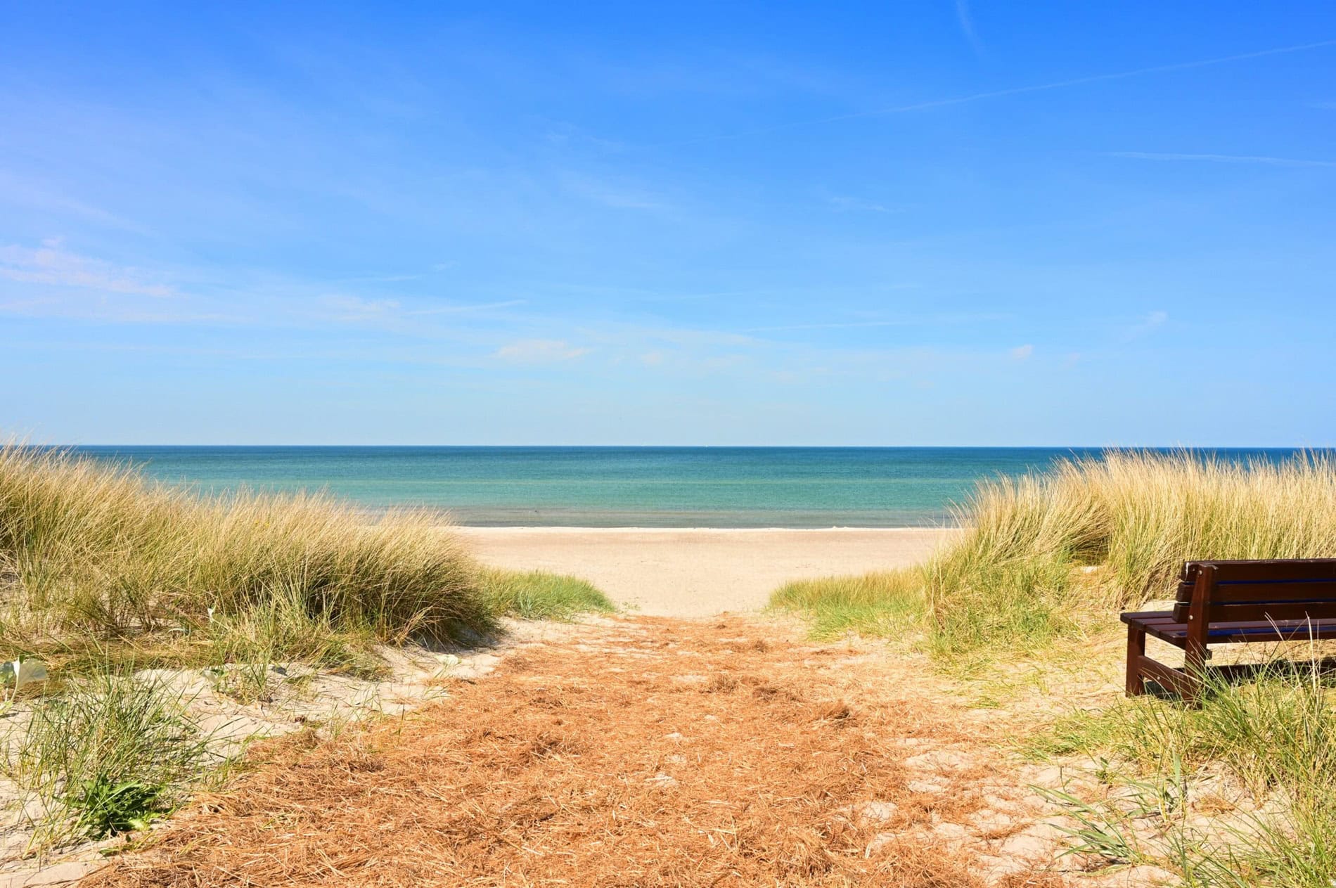 Ostseestrand von Ahrenshoop auf dem Fischland