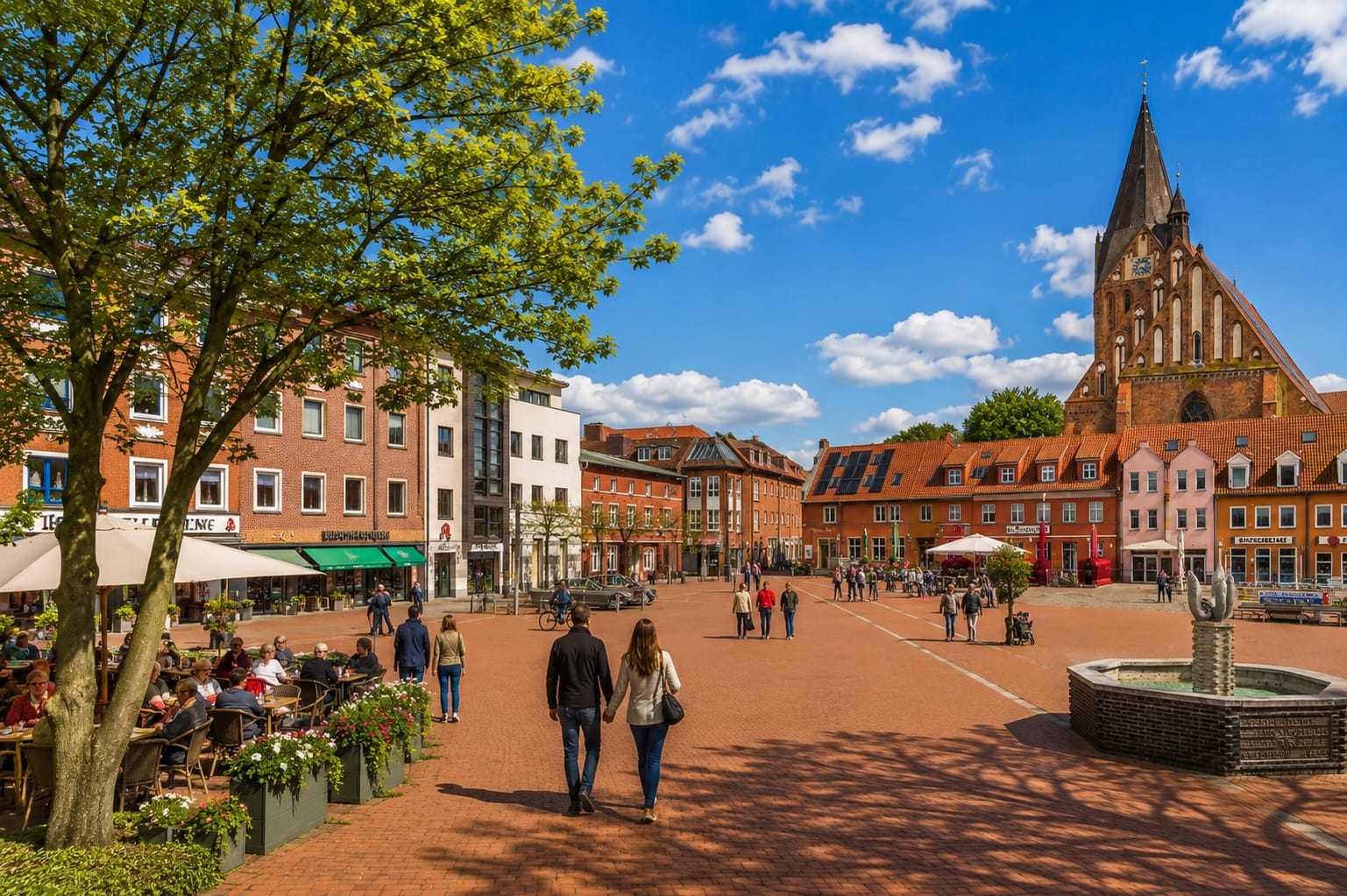 Marienkirche am Marktplatz von Barth