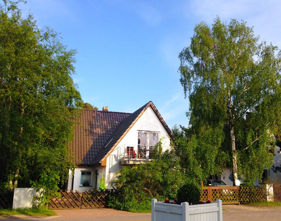 Blick über Wustrow an der Ostsee auf dem Fischland